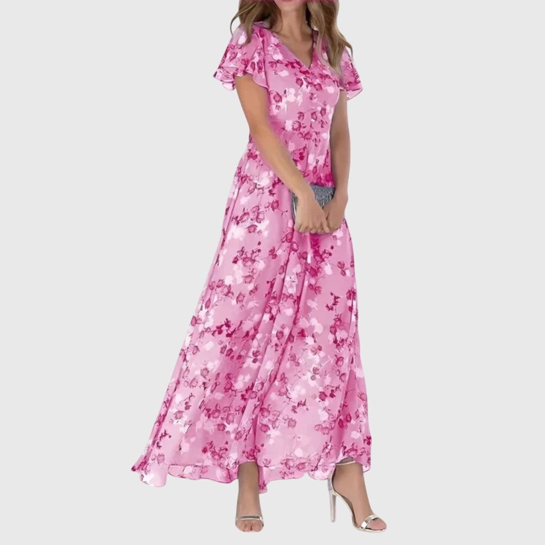 Camille | Women's Elegant Wrap Midi Dress