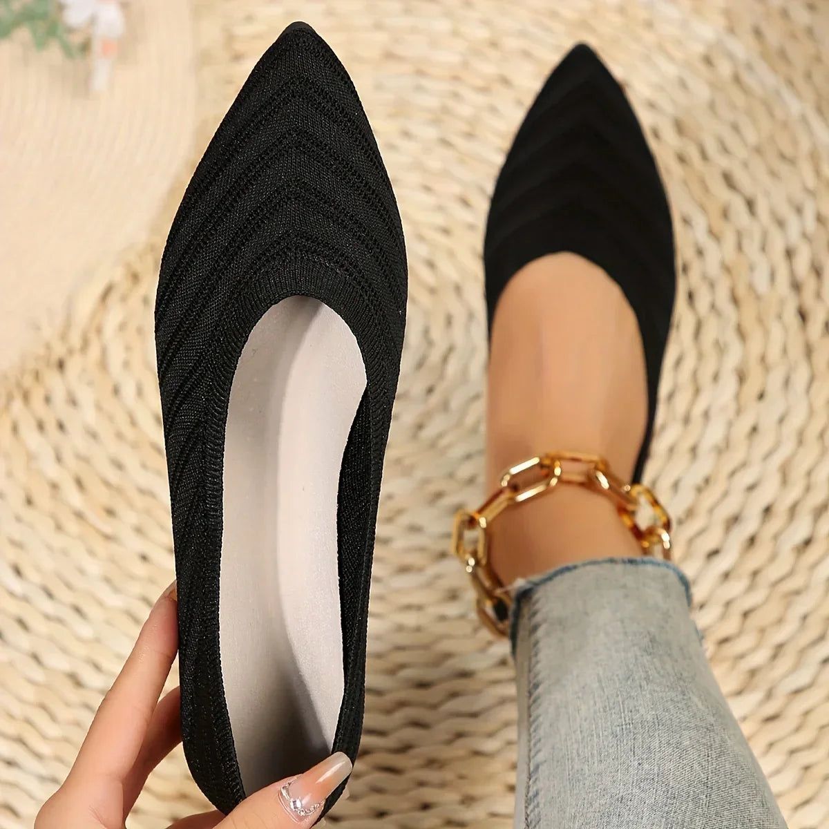 Sofie | Women's Pointed-Toe Slip-On Flats – Everyday Comfort