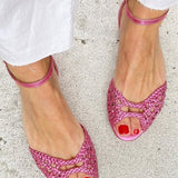 Nathaniel | Women's Woven Open-Toe Sandal – Weekend Wear