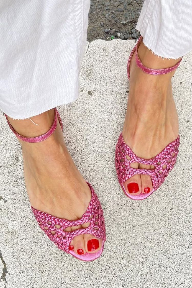 Nathaniel | Women's Woven Open-Toe Sandal – Weekend Wear