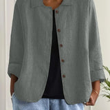 Marisol | Women's Relaxed-Fit Button Front Oversized Blazer
