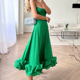Odalys | Wedding Guest Sleeveless Maxi Dress for Women