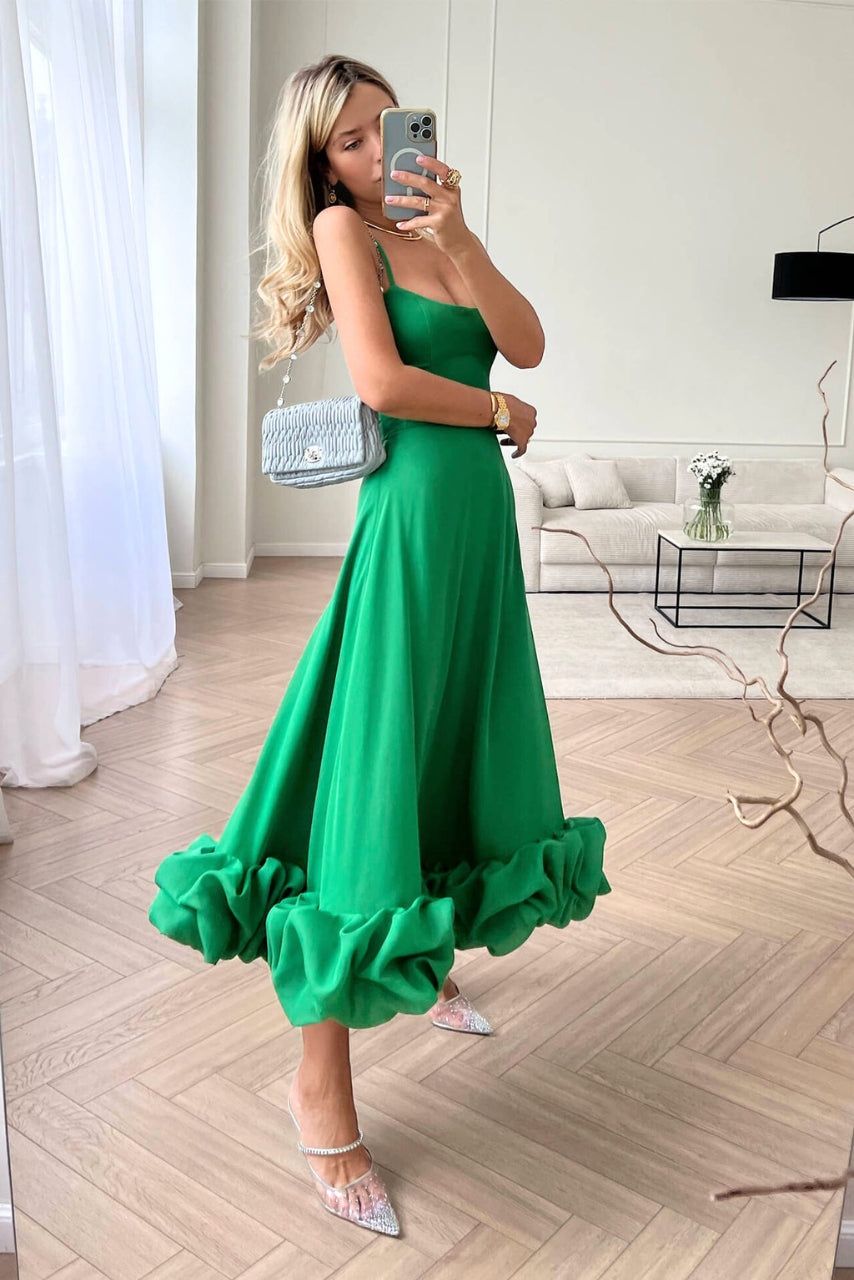 Odalys | Wedding Guest Sleeveless Maxi Dress for Women