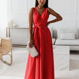 Marisette | Wedding Guest Wrap Maxi Dress for Women
