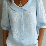 Amélie | Women's Embroidered Floral Blouse