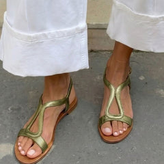Marceau | Women's Open-Toe Block Heel Sandal – Weekend Wear