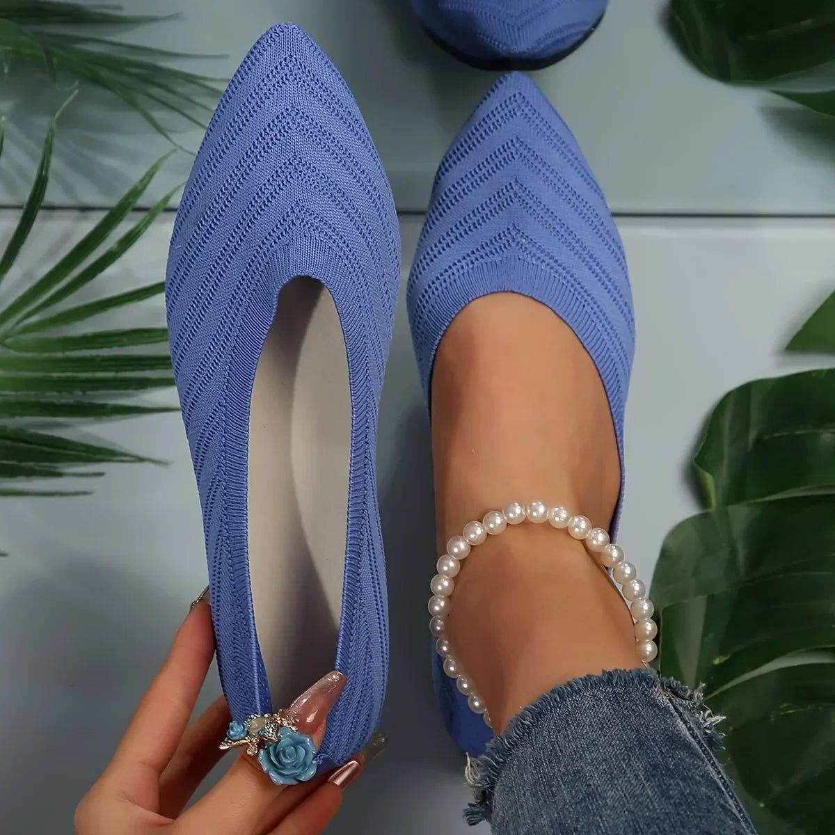 Sofie | Women's Pointed-Toe Slip-On Flats – Everyday Comfort