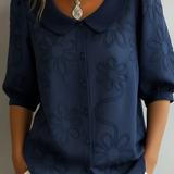 Amélie | Women's Embroidered Floral Blouse