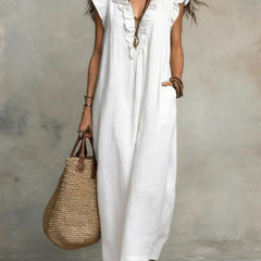 Rémi | Women's Ruffle Detail Flowy Maxi Dress – Weekend Style