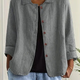 Marisol | Women's Relaxed-Fit Button Front Oversized Blazer