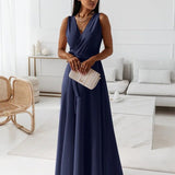 Marisette | Wedding Guest Wrap Maxi Dress for Women