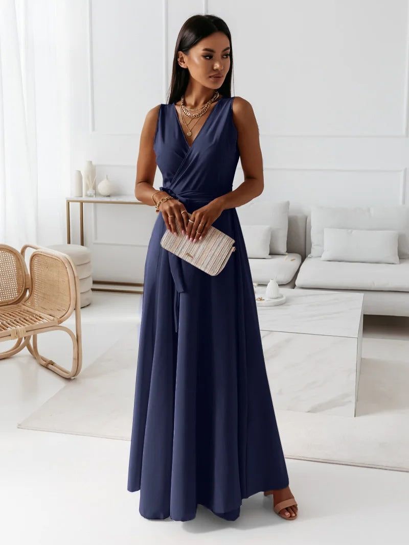 Marisette | Wedding Guest Wrap Maxi Dress for Women
