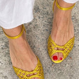 Nathaniel | Women's Woven Open-Toe Sandal – Weekend Wear