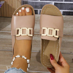 Adèle | Women's Wedge Heel Sandal With Stretch Straps