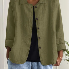 Marisol | Women's Relaxed-Fit Button Front Oversized Blazer