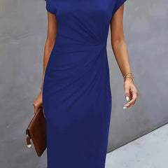 Marlowe | Women's V-Neck Midi Dress – Cocktail Party Wear