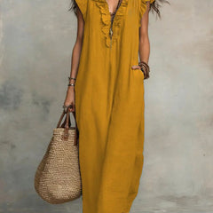 Rémi | Women's Ruffle Detail Flowy Maxi Dress – Weekend Style
