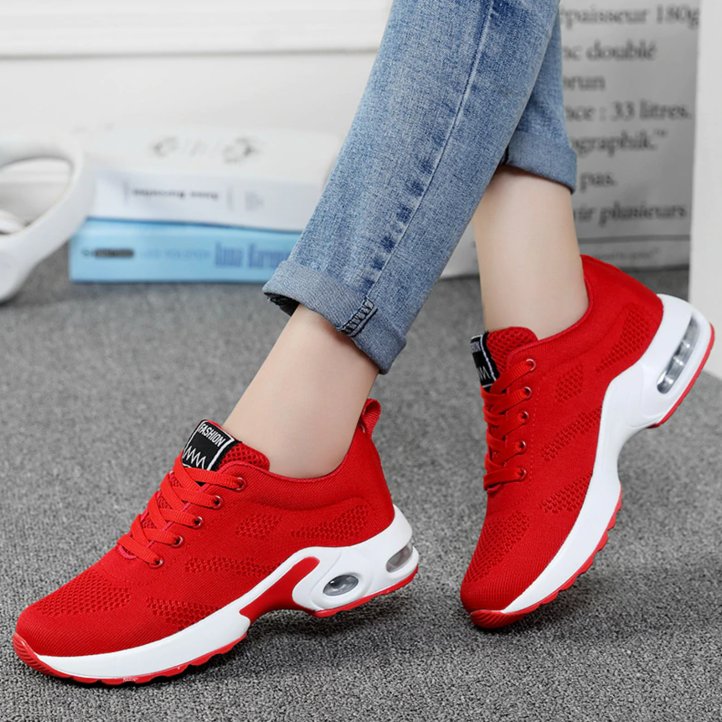 Carmen | Women's Breathable Air Cushion Walking Sneaker