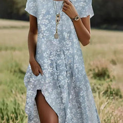Adèle | Women's Button-Down Midi Shirt Dress