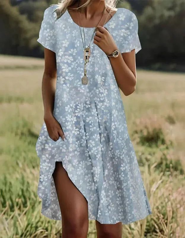 Adèle | Women's Button-Down Midi Shirt Dress
