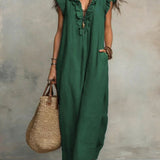 Rémi | Women's Ruffle Detail Flowy Maxi Dress – Weekend Style