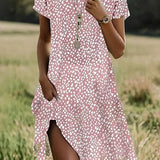 Adèle | Women's Button-Down Midi Shirt Dress