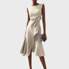 Seraphia Women's Asymmetric Sleeveless Midi Dress