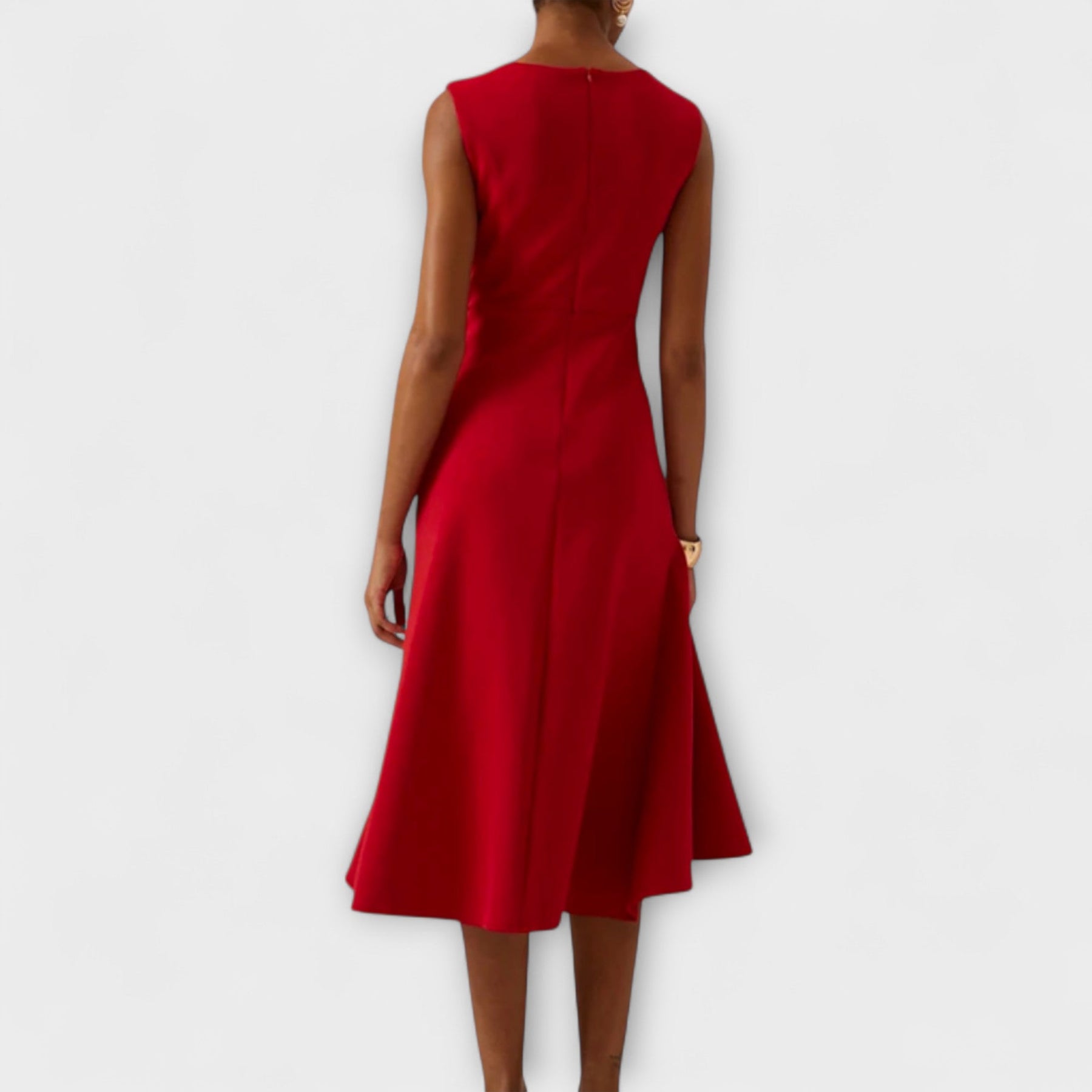 Seraphia Women's Asymmetric Sleeveless Midi Dress