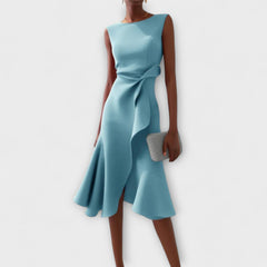 Seraphia Women's Asymmetric Sleeveless Midi Dress