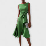 Seraphia Women's Asymmetric Sleeveless Midi Dress